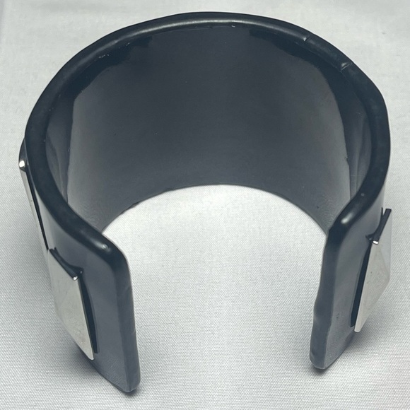 Vince Camuto Black and Silver Cuff Bracelet - Picture 5 of 7